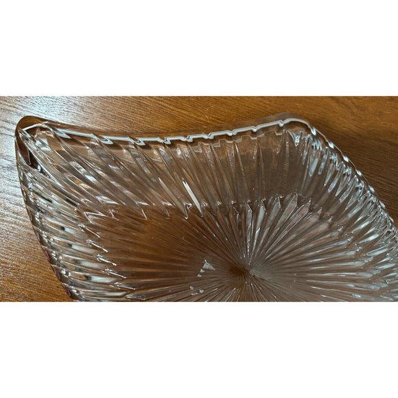 Shannon Ireland Lead Crystal Rectangular Gathering Dish 17.5 X 10.5 New - Picture 6 of 6